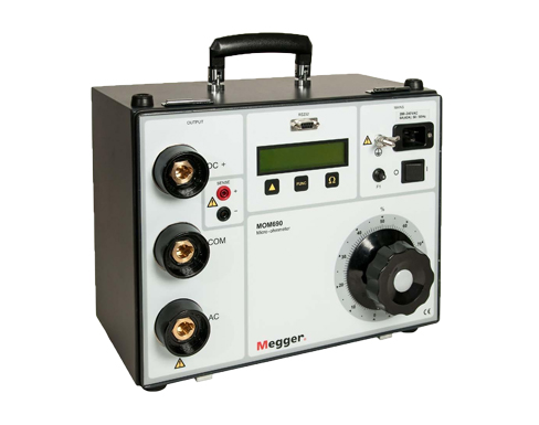 梅凱Megger MOM690A內置測試控製的微歐表