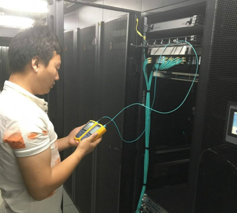 蘇寧數據中心-福祿克測試